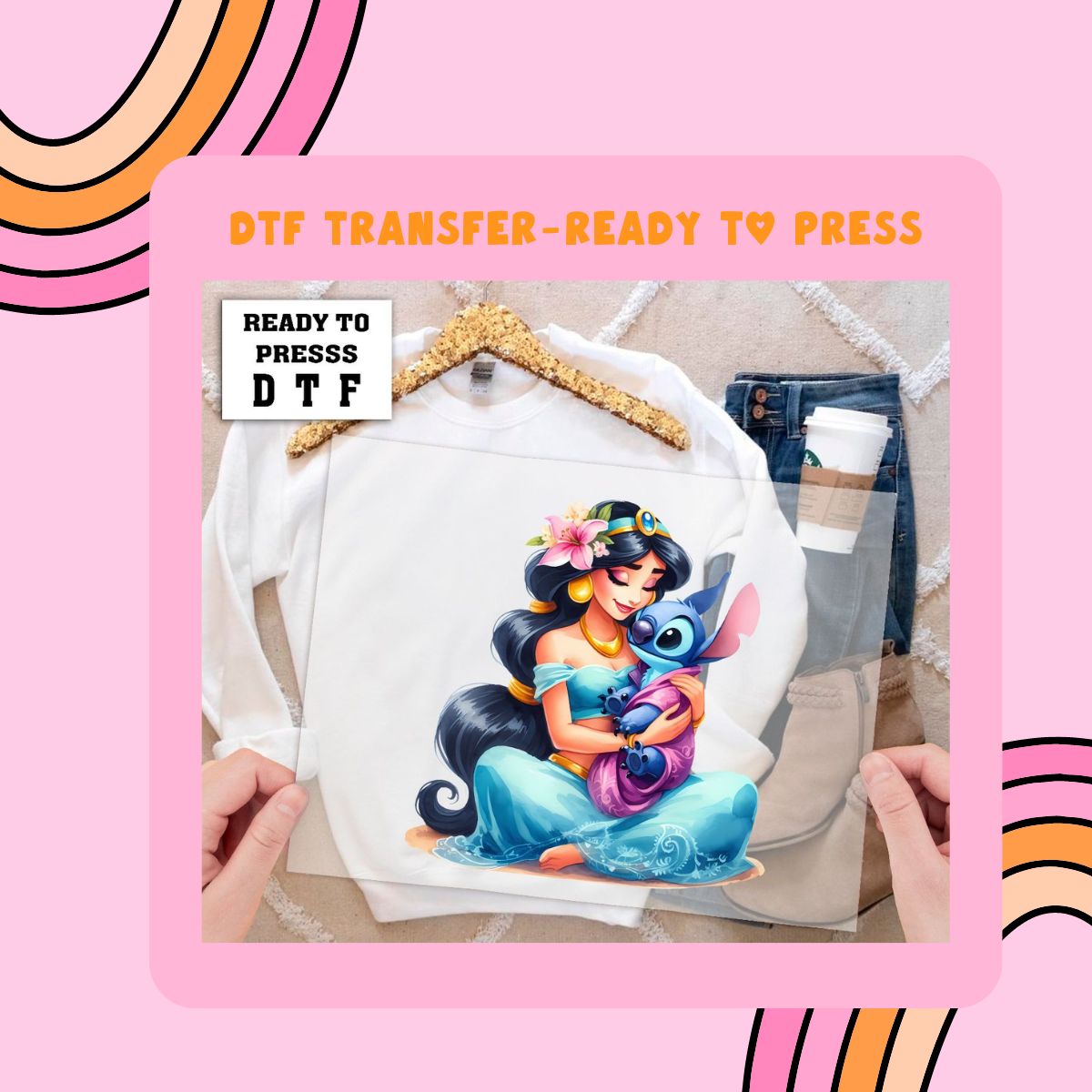 DTF Transfers Ready To Apply